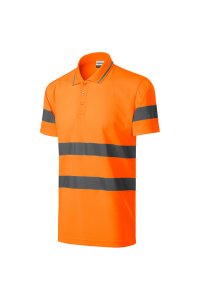 Polo męska odblaskowa kolor Pomarańczowy Odblaskowy-98