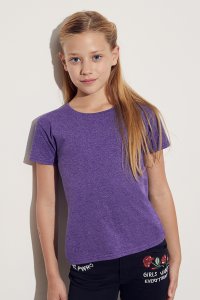 Koszulka dziecięca Iconic dla dziewcząt 150g