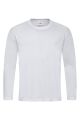 T-shirt z długim rękawem kolor White-WHI